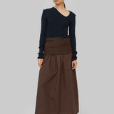 SECILIA DRESS - BROWN