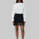 MIO UNISEX LS TEE - WHITE