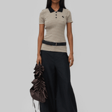 ELIA SEAMLESS POLO - STRIPES