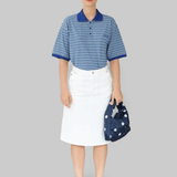 NEO UNISEX POLO - BLUE STRIPES