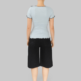 KAIA SEAMLESS TOP - BABY BLUE