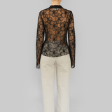 FLORA SHIRT - BLACK