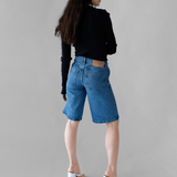 DANIELLE DENIM SHORTS - BLUE