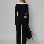 OpéraSPORT - Rose Straight Denim - Black