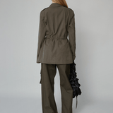 OpéraSPORT -  Maud Cargo Jacket, Dark Olive