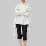 FIROELLA WRAP SHIRT - BIT OF BLUE