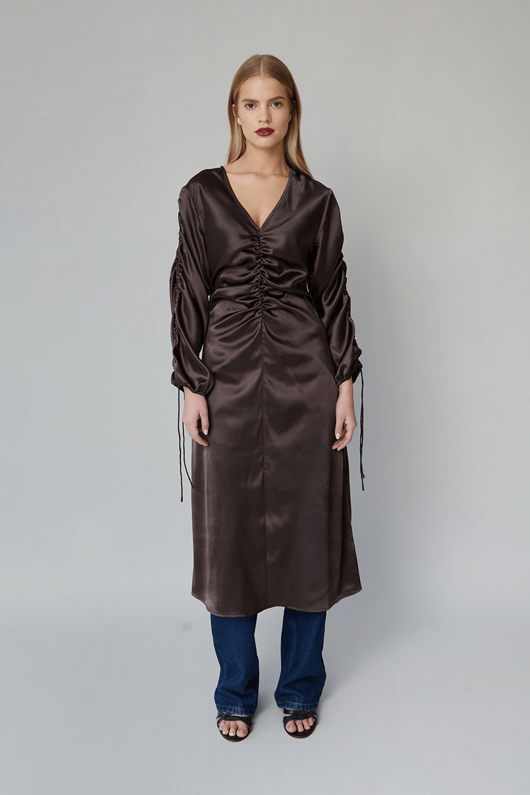 OpéraSPORT-  Kiko Dress - Dark Brown