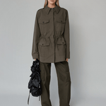 OpéraSPORT -  Maud Cargo Jacket, Dark Olive