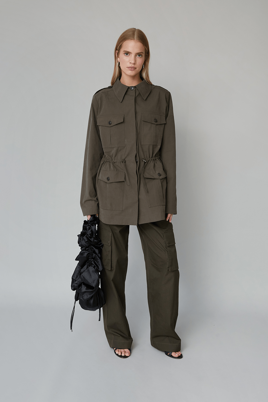 OpéraSPORT -  Maud Cargo Jacket, Dark Olive