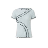 KAIA SEAMLESS TOP - BABY BLUE