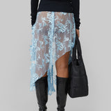 NONA LONG SKIRT - BLUE