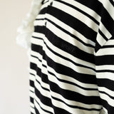 ROLAND UNISEX POLO - BLACK STRIPES