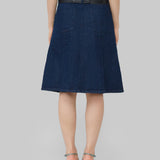 VERA DENIM SKIRT - BLUE